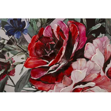 DRUKOWANY OBRAZ LADY FLOWER -A- 80x2,8x120 cm